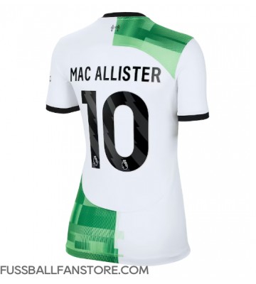 Liverpool Alexis Mac Allister #10 Replik Auswärtstrikot Damen 2023-24 Kurzarm